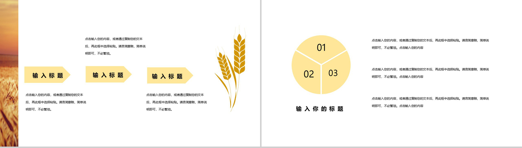24节气芒种习俗由来介绍PPT模板-3