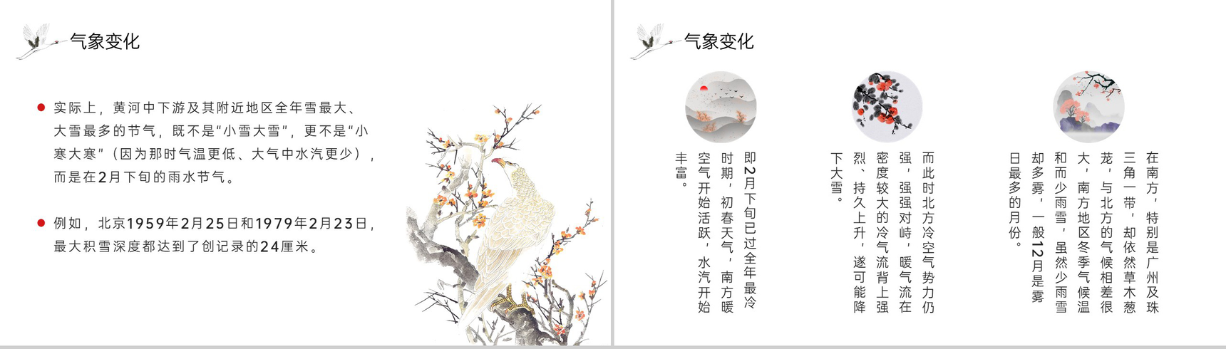 黄色简约风传统节气大雪传统习俗介绍PPT模板-6