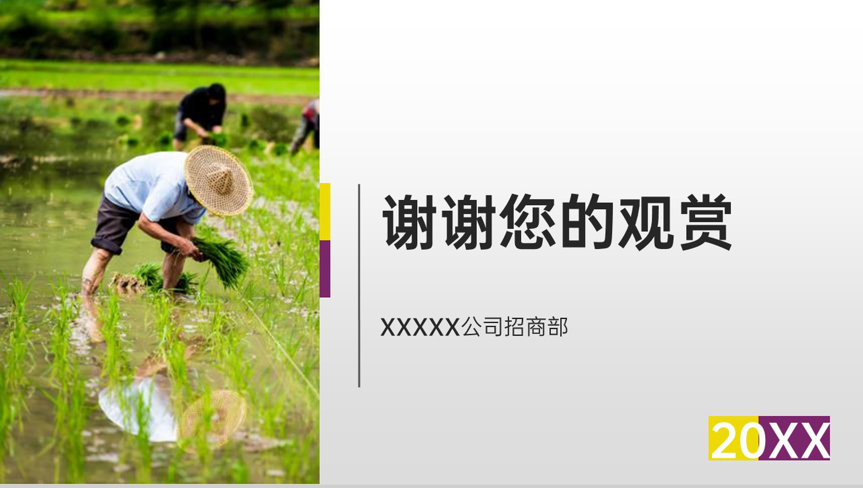 简洁杂志风五一劳动节农业招商加盟宣讲会PPT模板-11