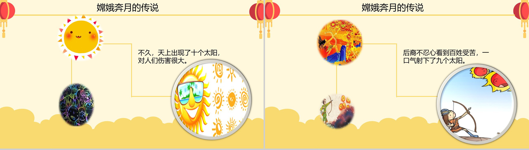 时尚简约月饼背景中秋佳节活动主题班会PPT模板-6
