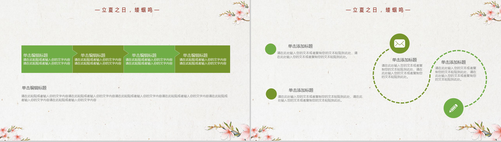传统节气立夏节气教育讲座PPT模板-4