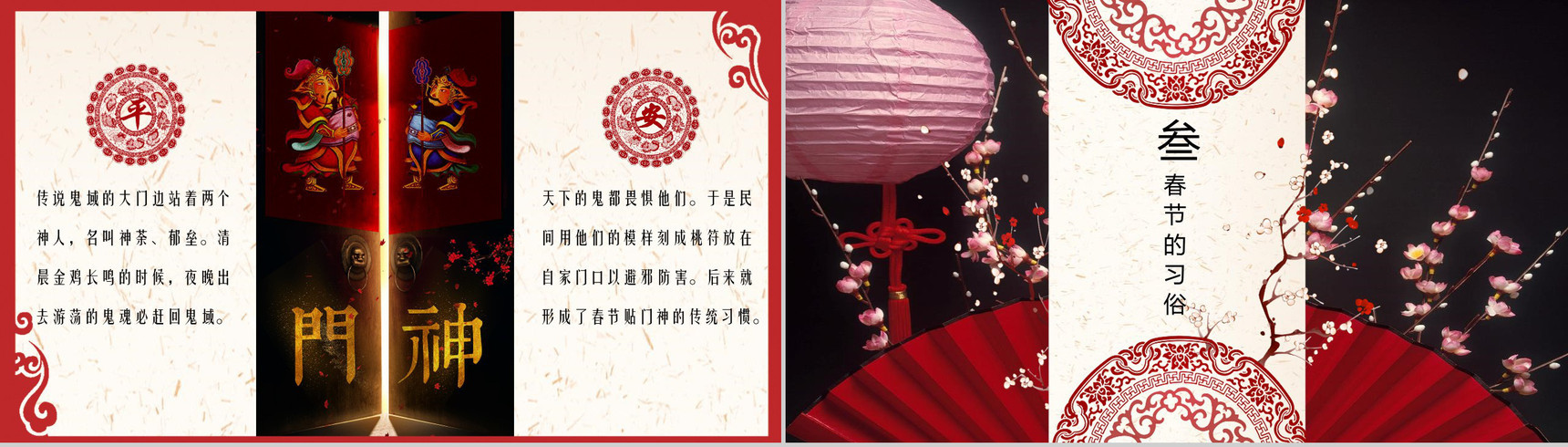 春节过大年传统习俗PPT模板-5