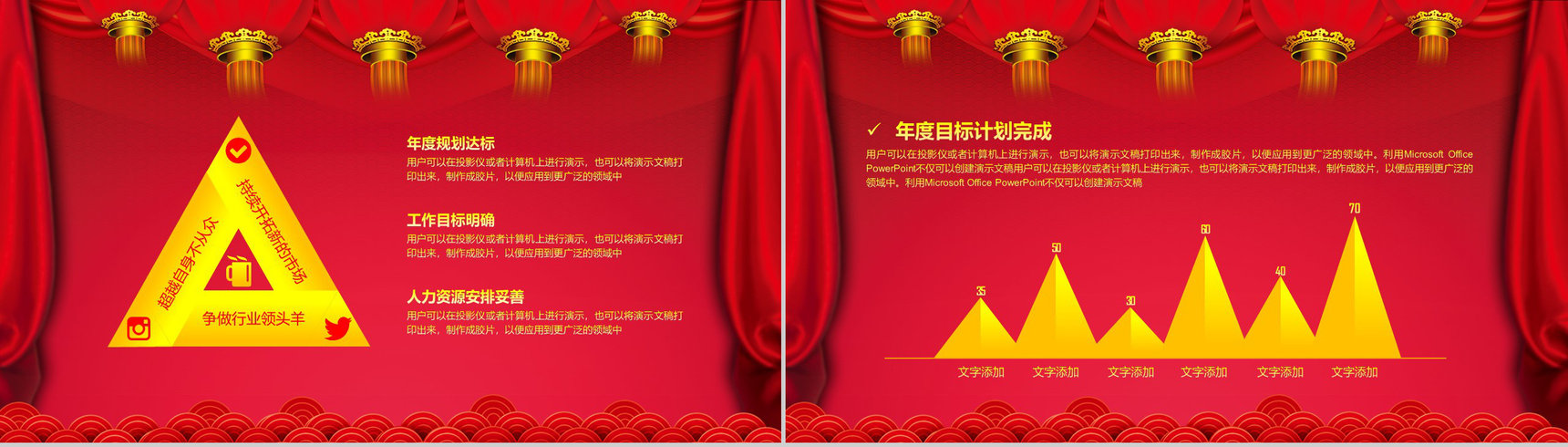 金猪2019企业开门红年会总结誓师大会PPT模板-5