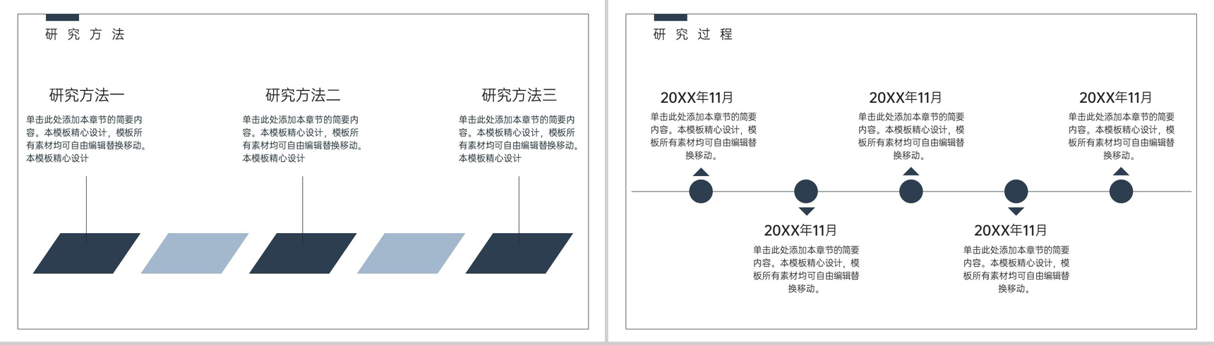 深蓝简约工商管理专业毕业答辩选题背景PPT模板-7