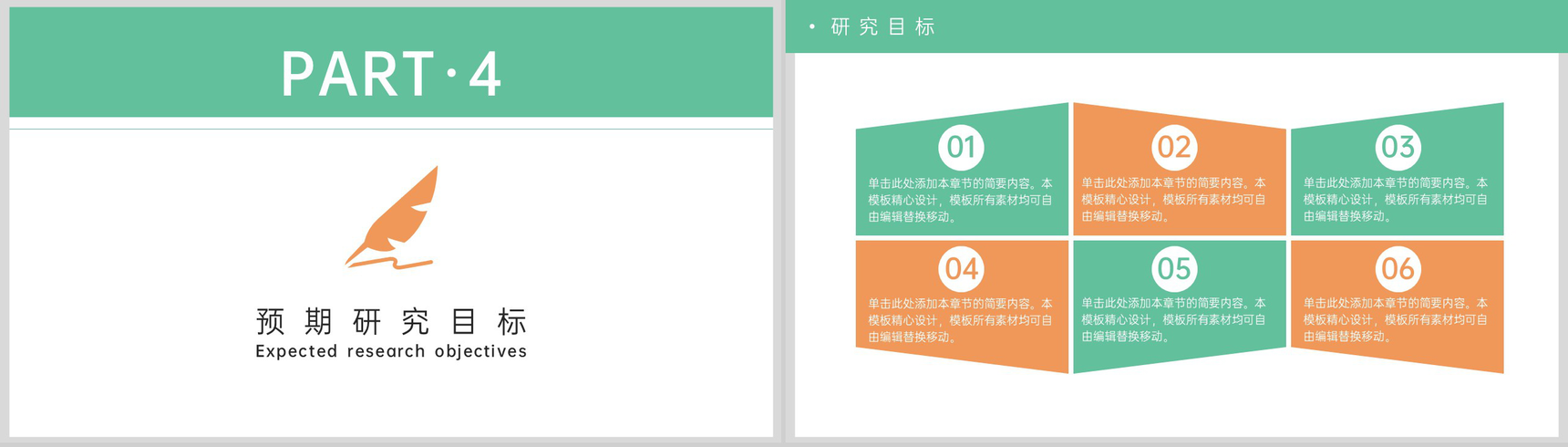 绿色简约毕业答辩开题报告研究内容与思路PPT模板-8