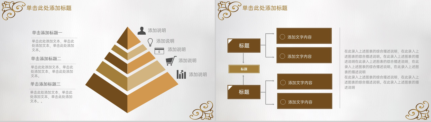 棕色欧式风大学生社会实践实习报告答辩PPT模板-12