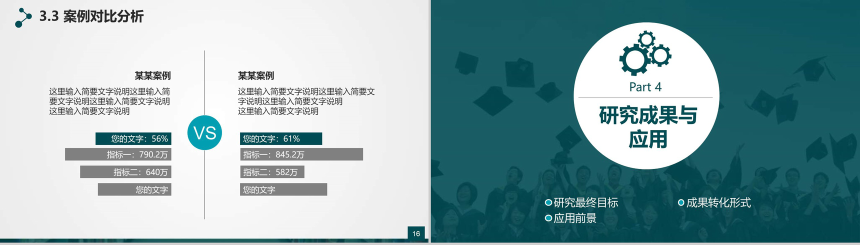 框架完整的论文答辩动态PPT模板-9