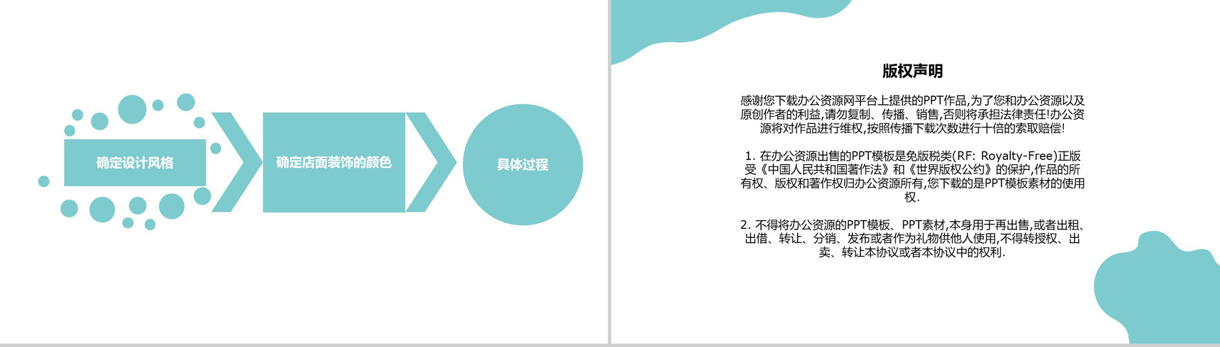 2.5D扁平风学术帽中式咖啡厅创业大学生创业毕业答辩PPT模板-9