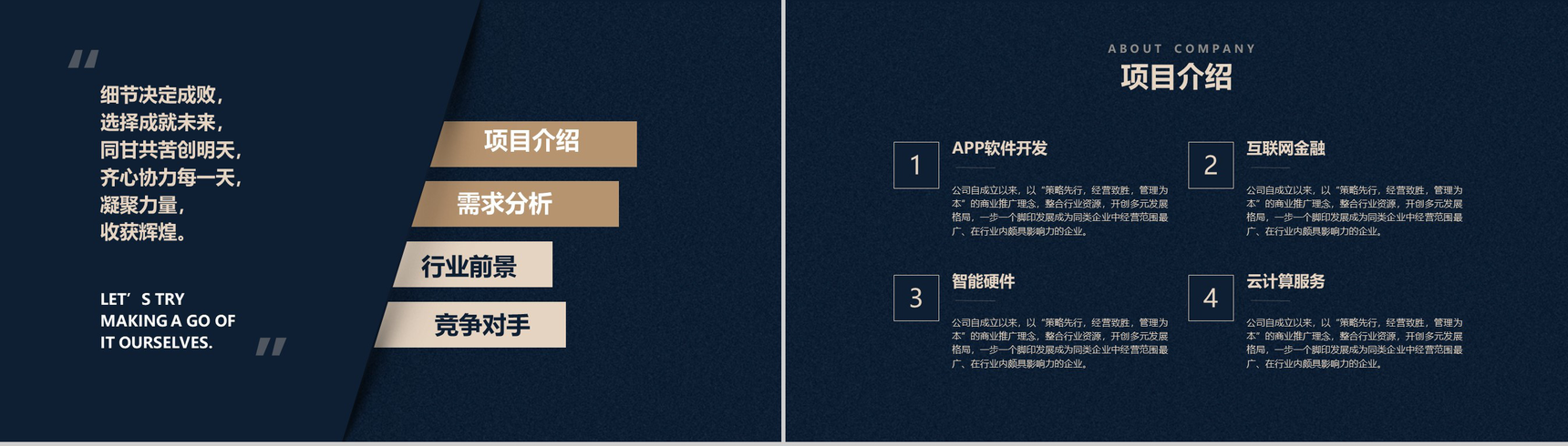企业项目投资招商引资商业路演宣传PPT模板-6