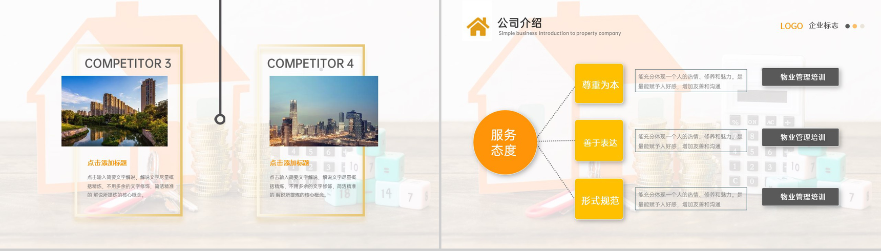 黄白撞色商务风物业公司介绍管理制度规划PPT模板-5