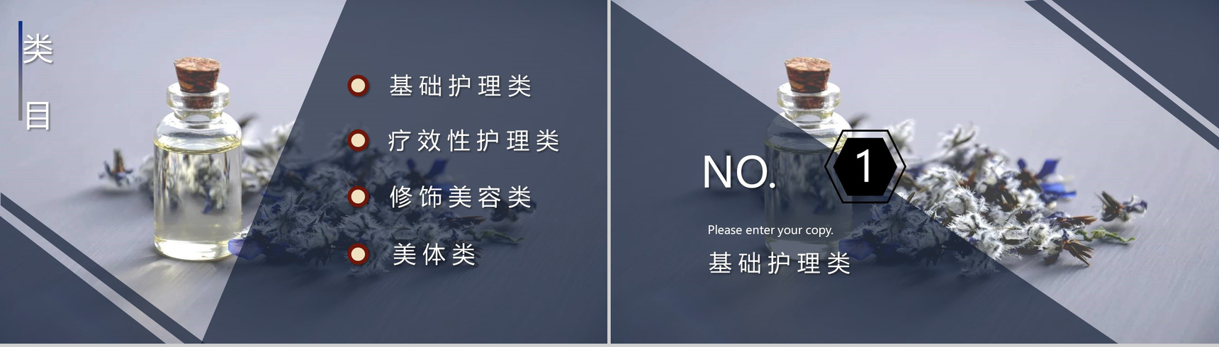 创意个性时尚美容护理PPT模板-2