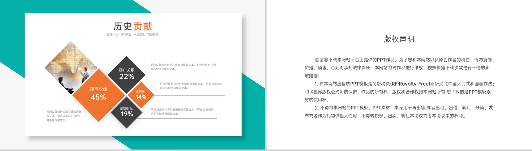 绿色商务风公司简介团队成员介绍成绩展示PPT模板-16