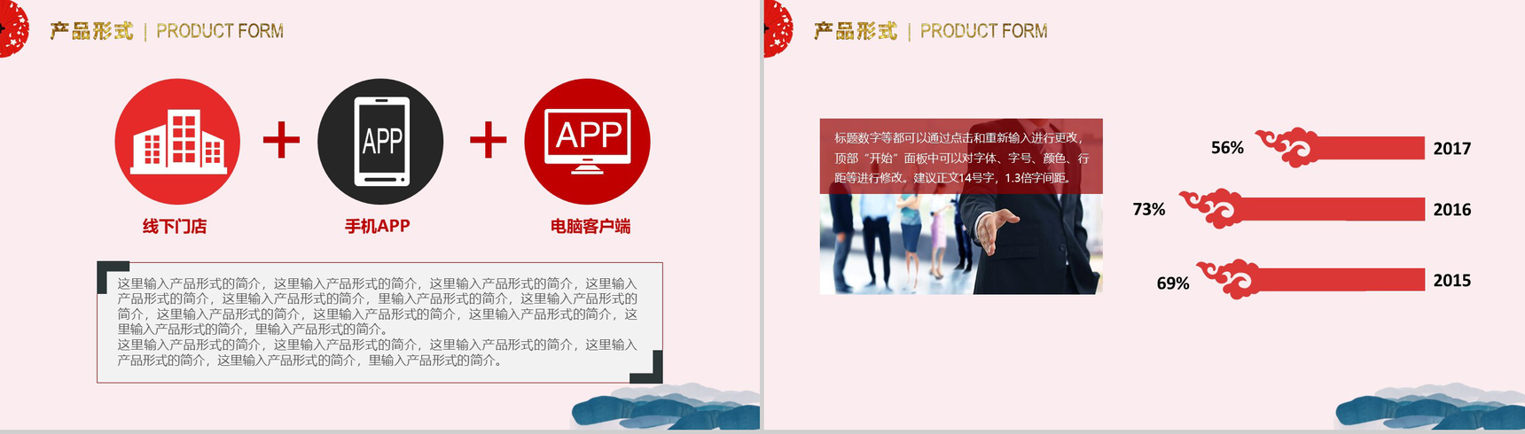 中国风公司介绍工作总结汇报PPT模板-8