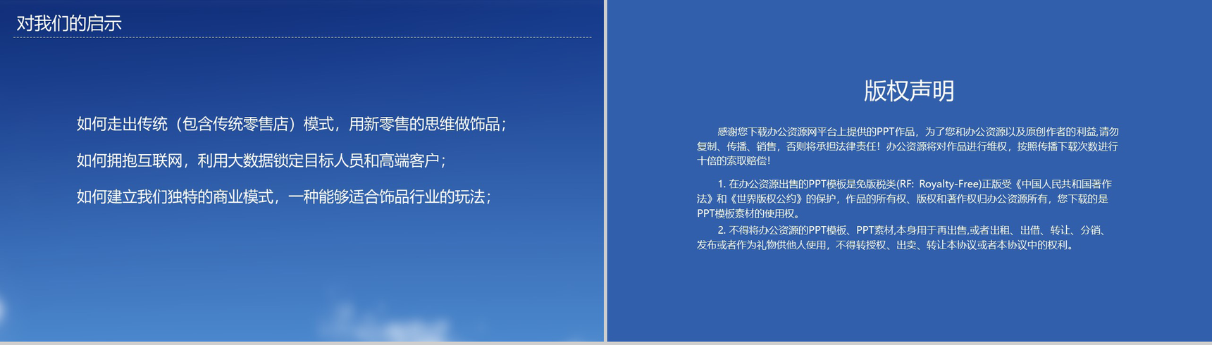 蓝色简约商务XX咖啡商业创业分析研究PPT模板-8