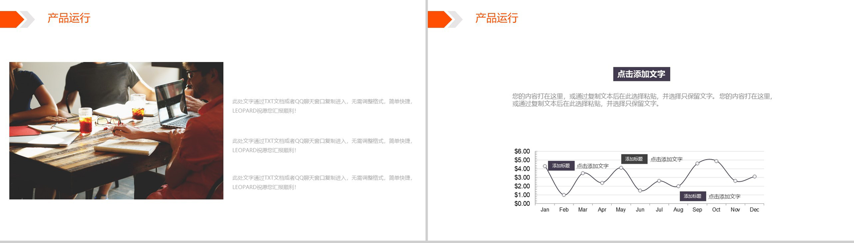 橙色大气商务商业贸易策划书PPT模板-6