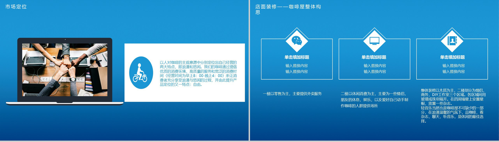 蓝色商务XX咖啡厅创业策划书-5