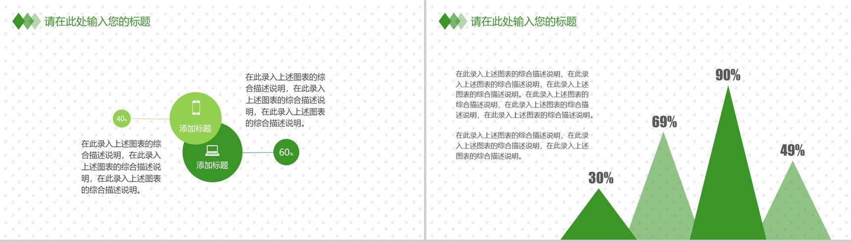 绿色小清新互联网时代商业金融创业计划书大学生创业PPT模板-5