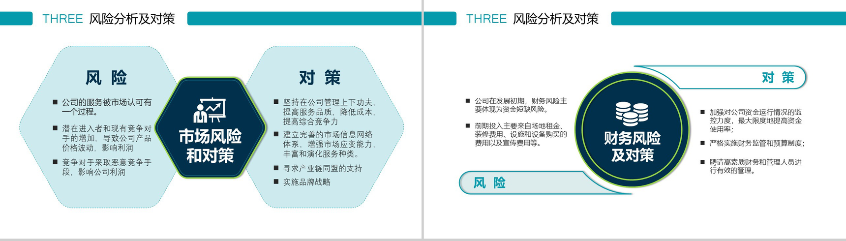 简洁生动蓝色科技商业计划书述职报告PPT模板-9