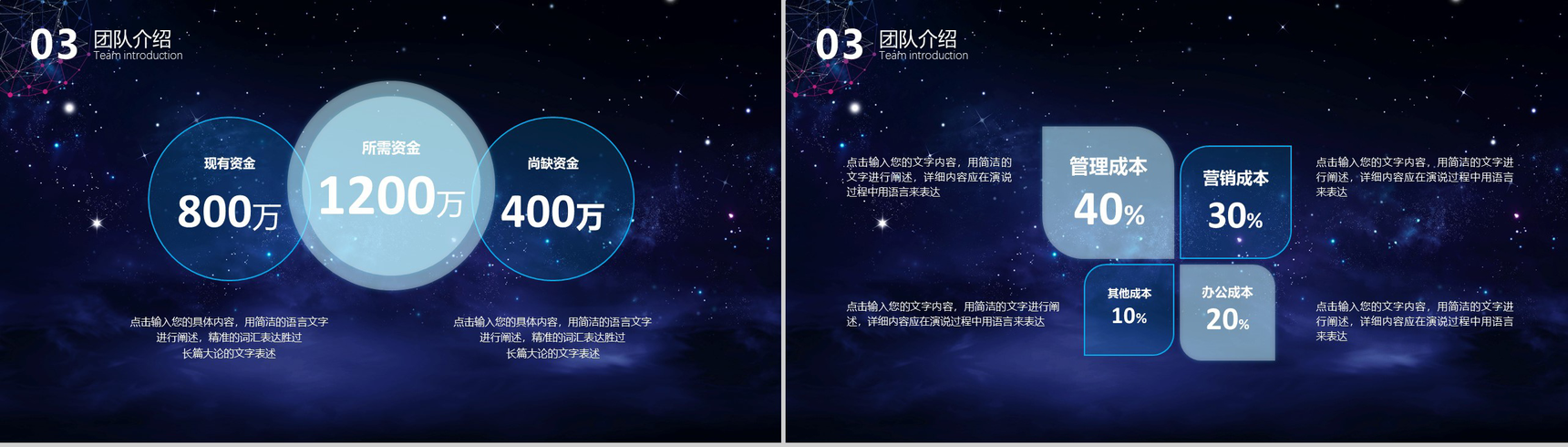 互联网科技大数据区块链金融商业计划书PPT模板-7