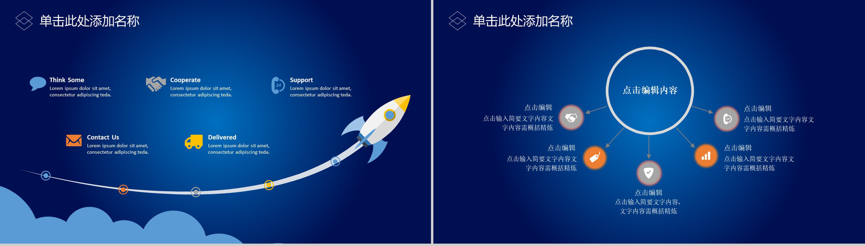 20XX互联网金融大数据云计算创业项目营销推广PPT模板-9
