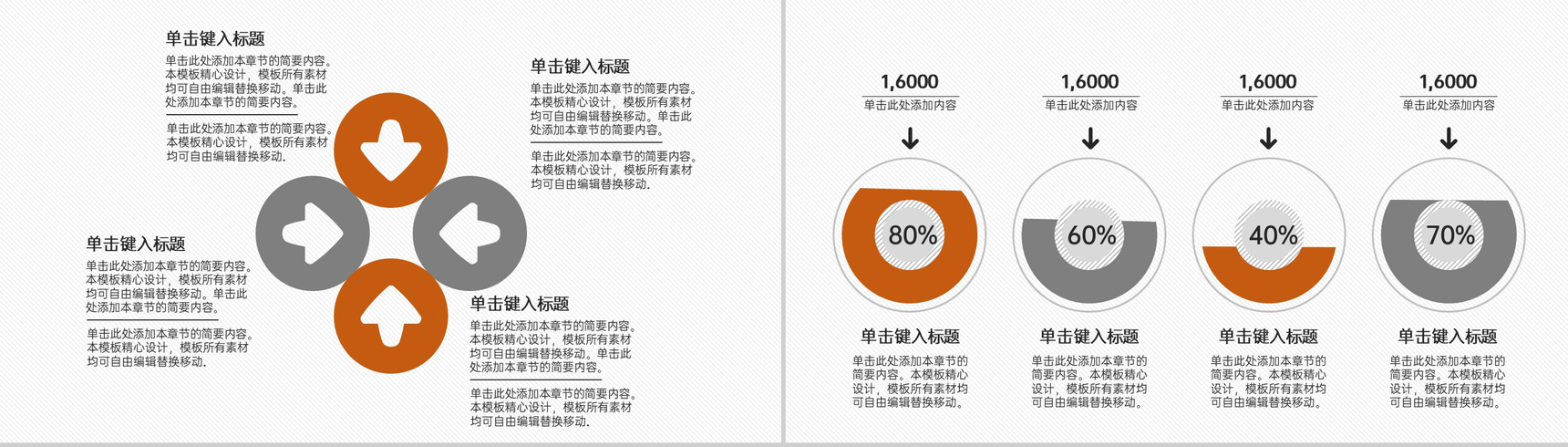 橙色简约风企业招商计划书营销策略与经营方案 PPT模板-13