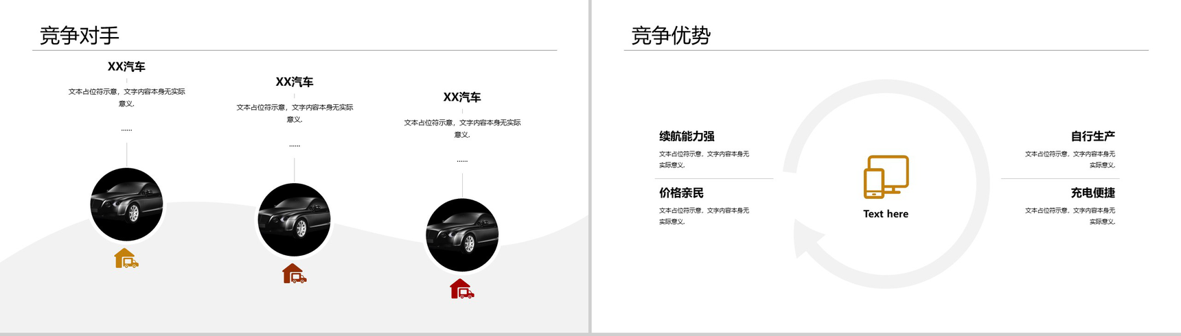 黑色大气商务风智能汽车公司商业计划书PPT模板-6