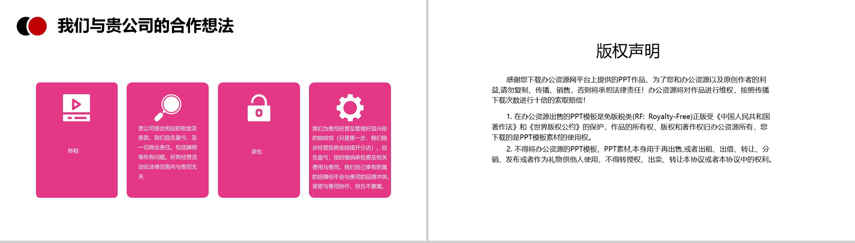 大气极简咖啡厅咖啡馆合作创业计划方案PPT模板-7