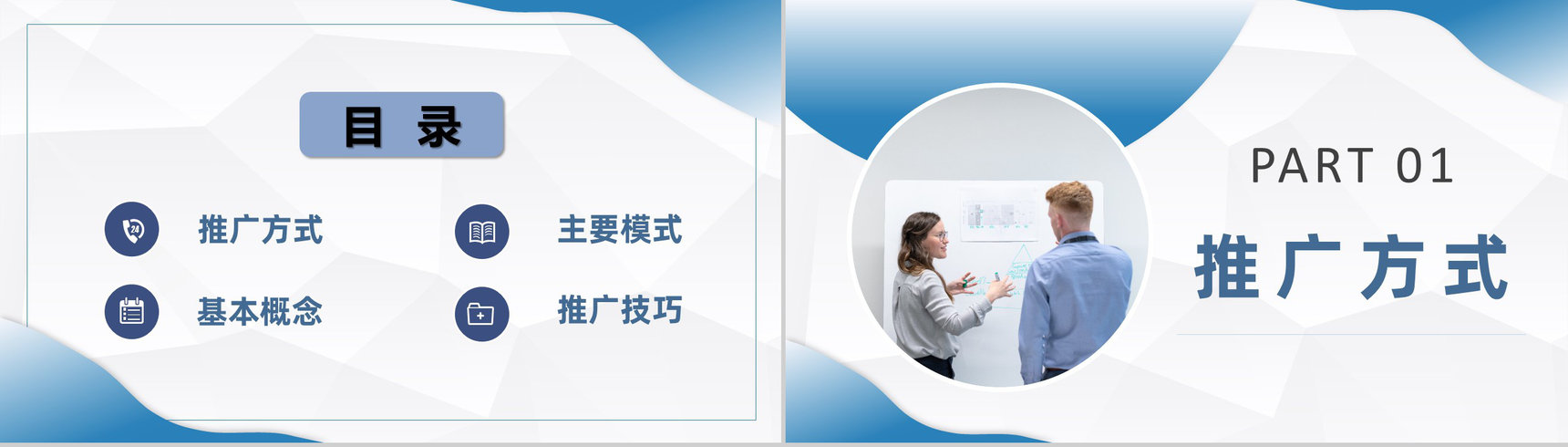 企业网络推广营销方案总结电商推广方法介绍PPT模板-2
