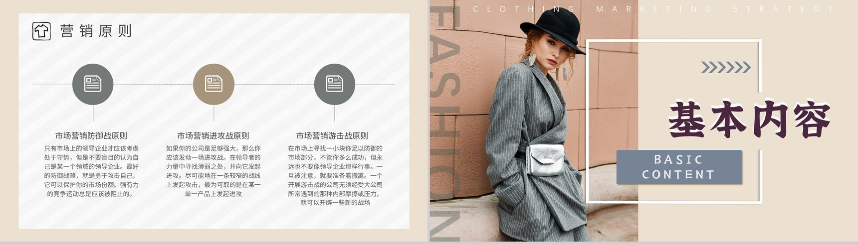 欧美时尚杂志风部门服装营销策划产品介绍工作总结PPT模板-7