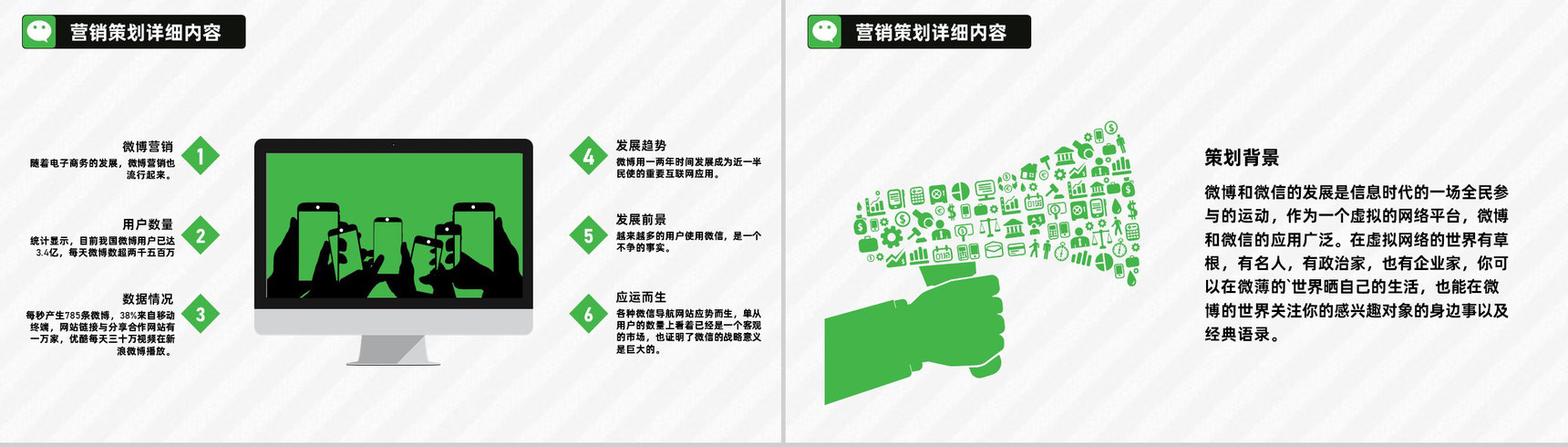社群营销搭建框架和营销思路微信营销微商微店商务PPT模板-5