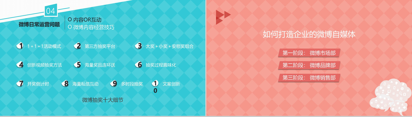 企业微营销实战商务读书笔记PPT模板-5