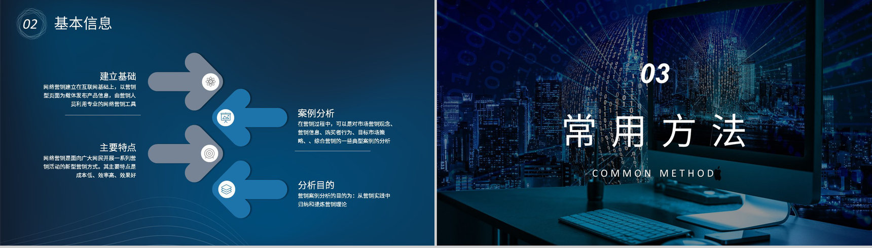 网络营销案例培训学习互联网公司产品营销推广方案PPT模板-5