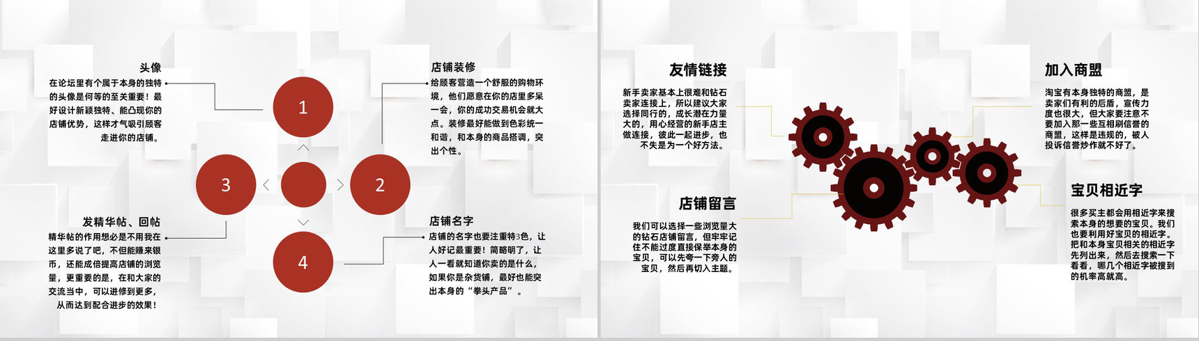 电子商务公司淘宝营销活动促销及店铺推广PPT模板-7