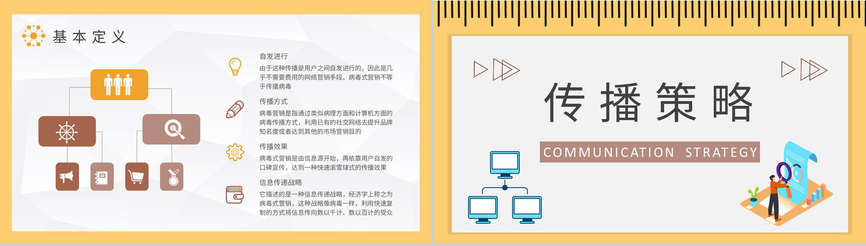病毒式营销名词解释说明公司品牌口碑营销策划PPT模板-5