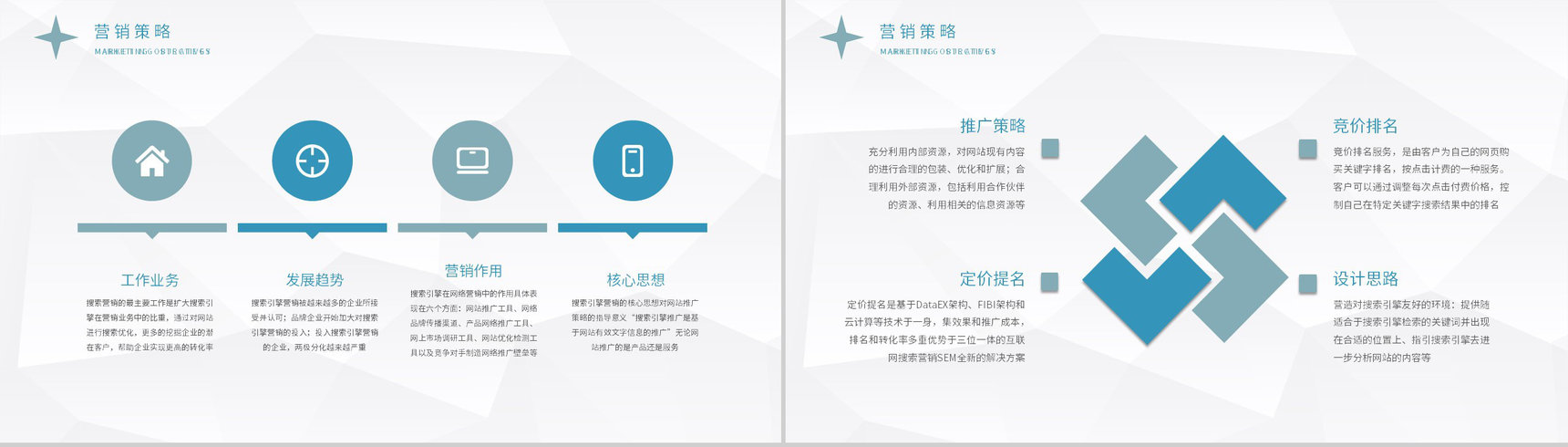 运营团队SEM搜索引擎营销原理网站竞价推广方法培训PPT模板-3