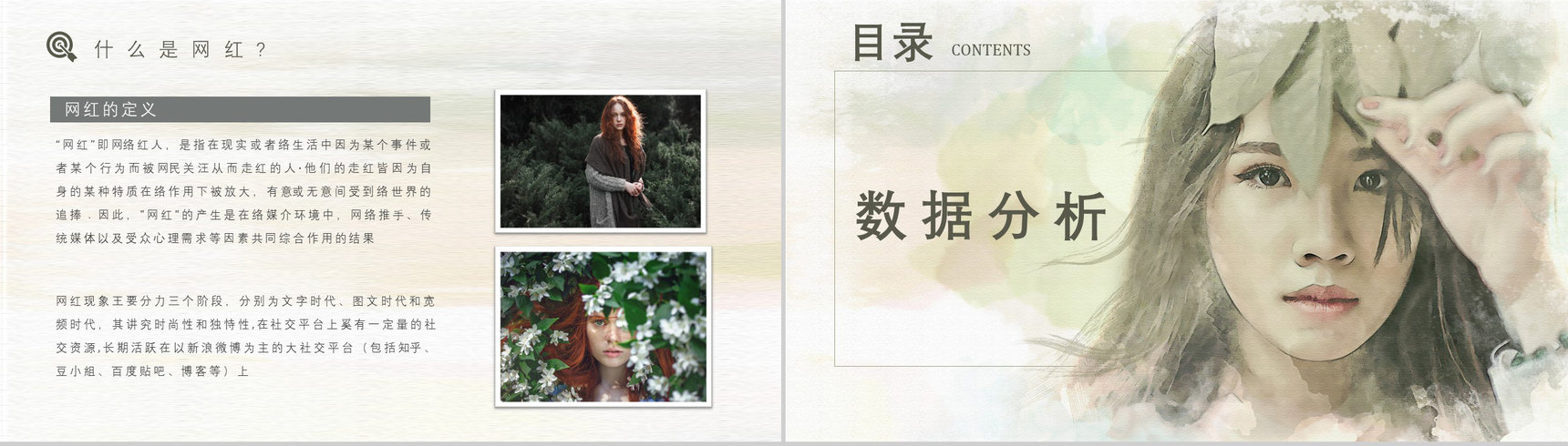 网红经济现象的运营模式利弊优势与劣势PPT模板-3