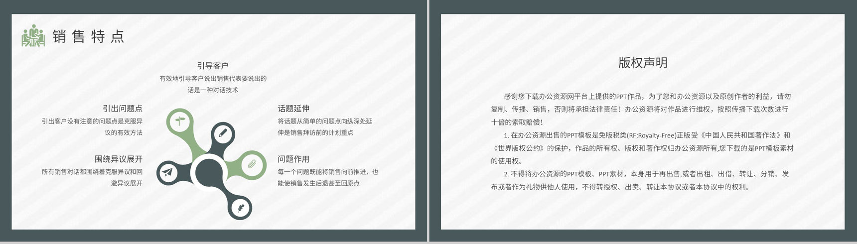 顾问式销售流程培训学习企业关系营销工作计划汇报PPT模板-8