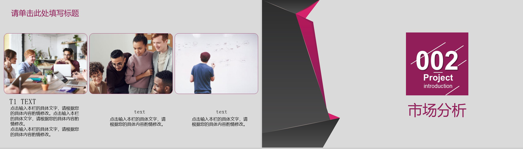 欧美商务风格商业品牌项目招商PPT模板-4