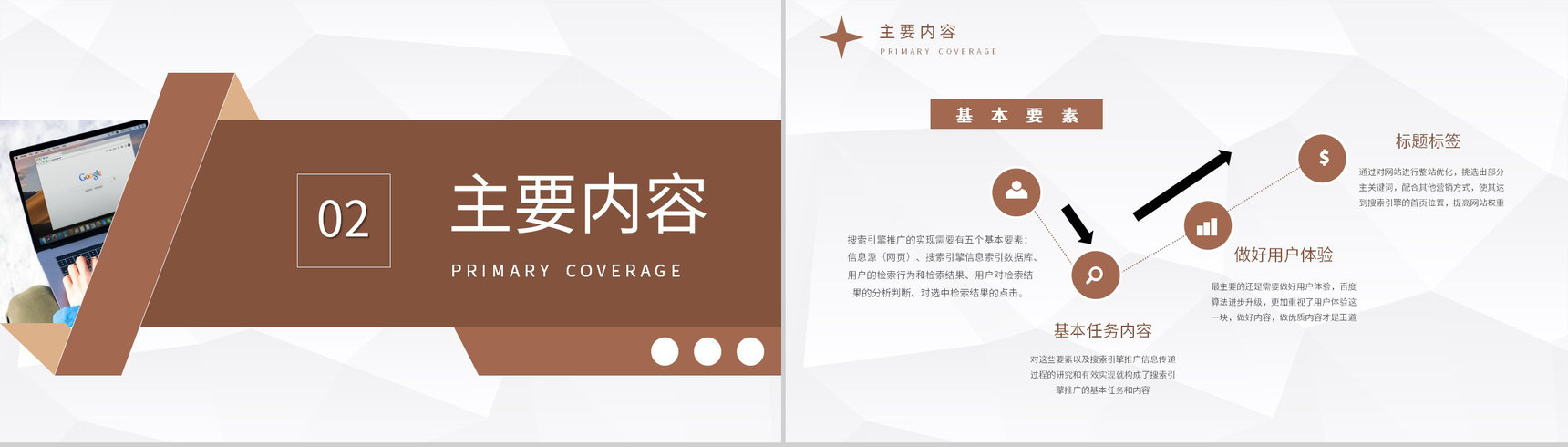 公司网站竞价推广方法学习SEM分析知识培训总结PPT模板-4