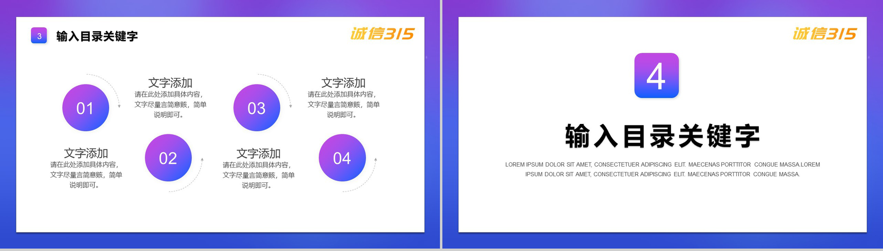 诚信315国际消费者权益日对假货说NOPPT模板-7