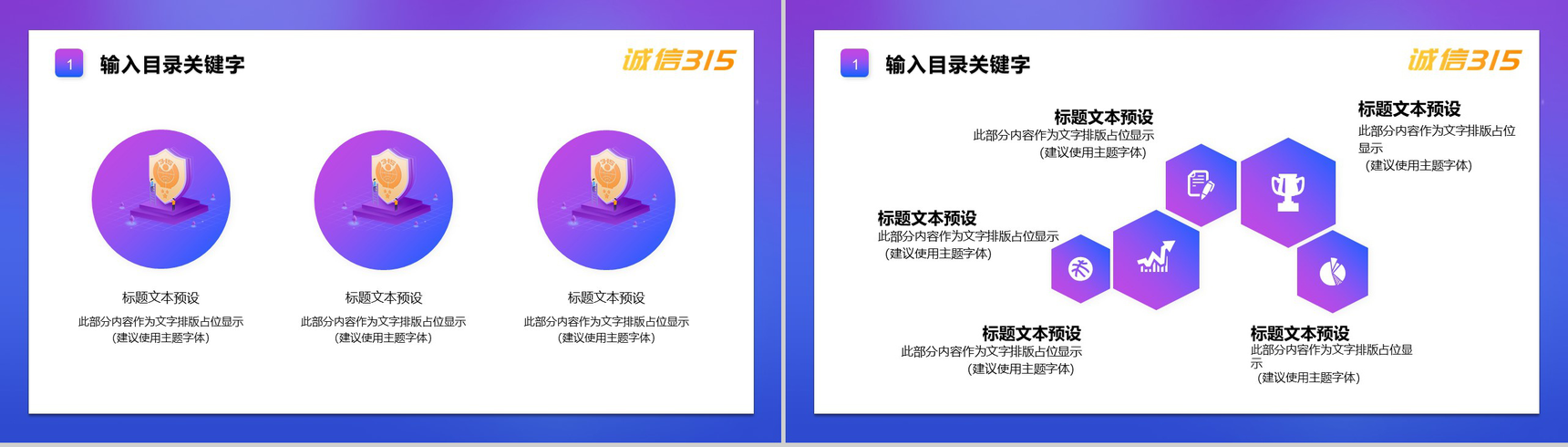 诚信315国际消费者权益日对假货说NOPPT模板-3