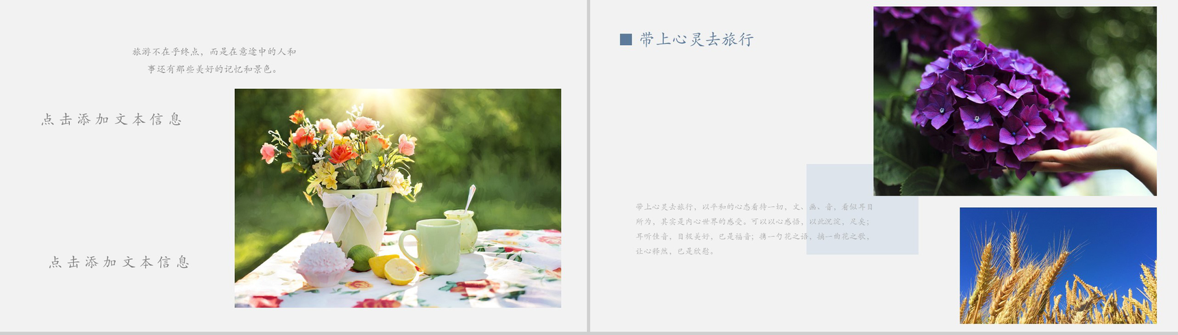 大气唯美背景旅行活动策划PPT模板-9