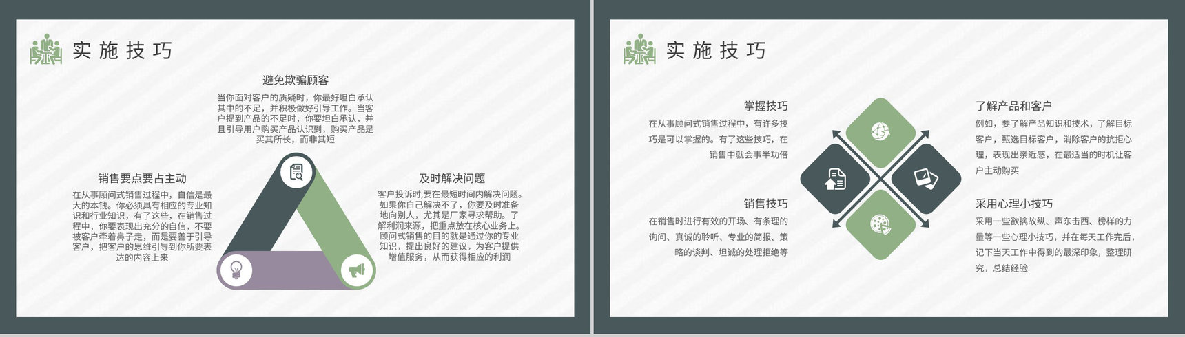 顾问式销售流程培训学习企业关系营销工作计划汇报PPT模板-6
