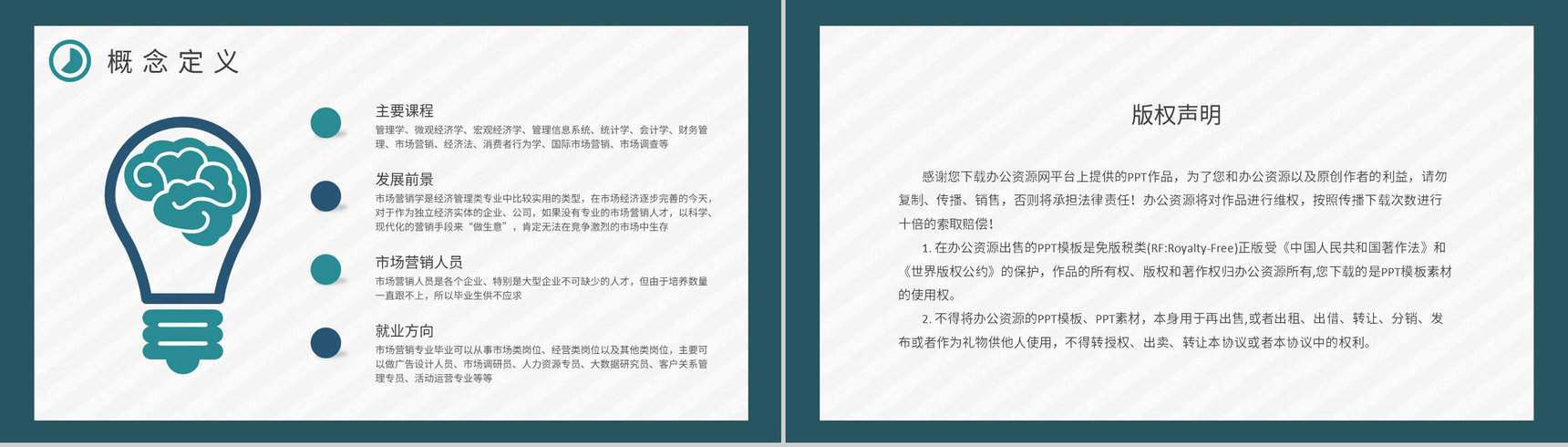 市场营销课程设计方案汇报公司市场营销策略总结PPT模板-8