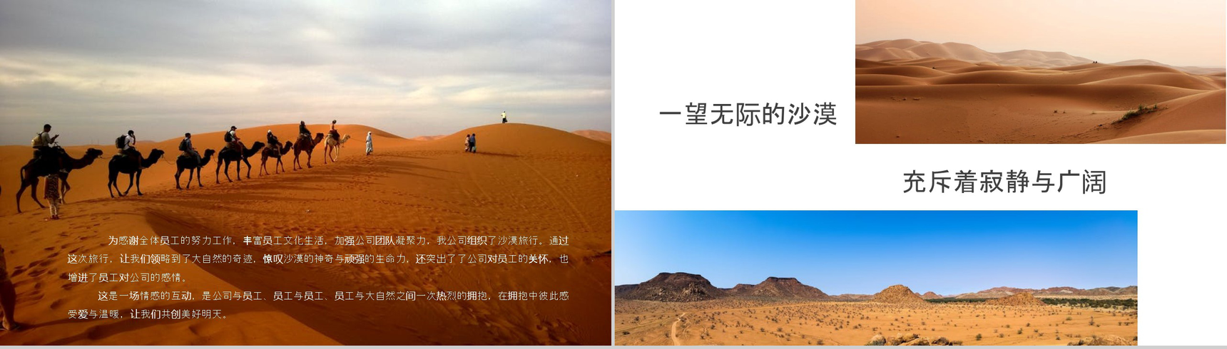 敬畏自然沙漠之旅活动总结汇报PPT模板-2