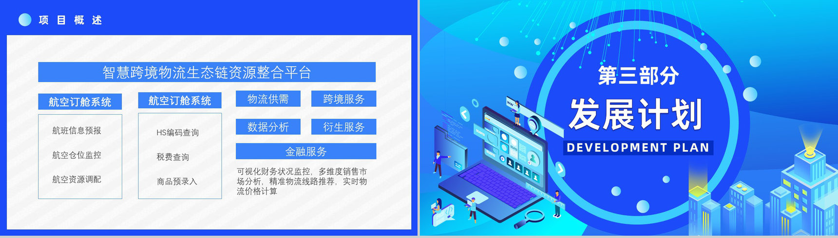跨境电商的进口模式分类物流海淘方案与SOP智慧跨境电商PPT模板-6