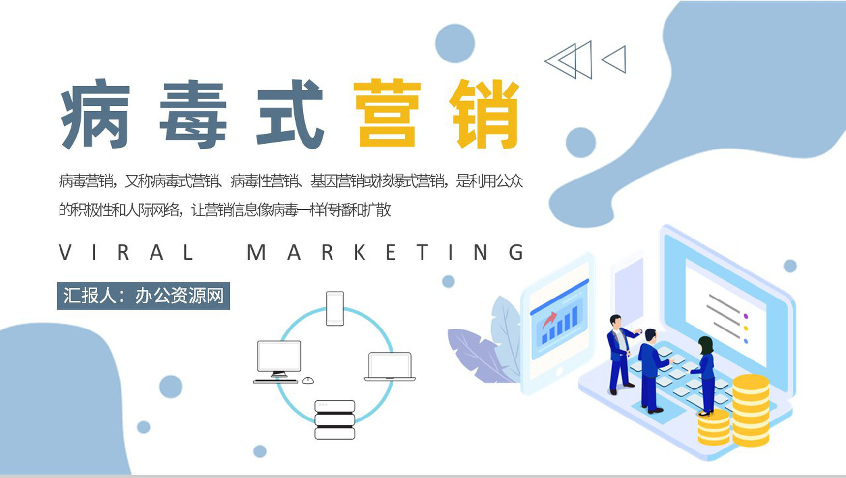 公司口碑传播策略方法总结病毒式营销的特点介绍PPT模板-1