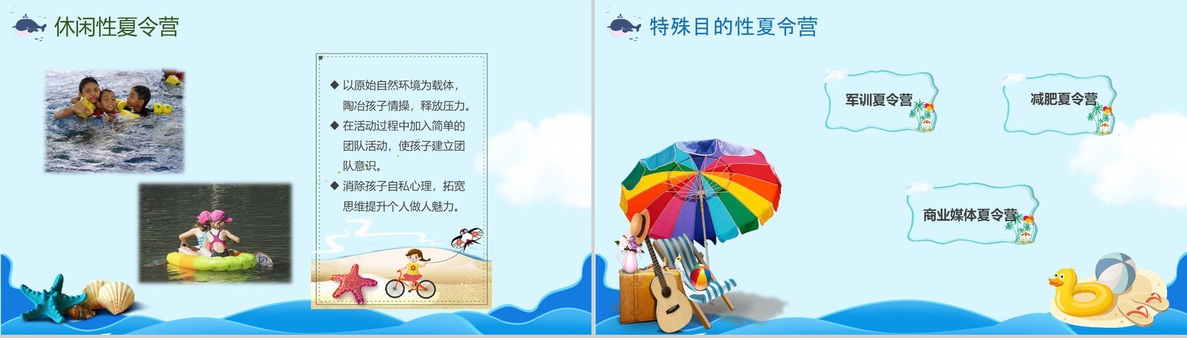 夏令营活动策划方案PPT模板-6