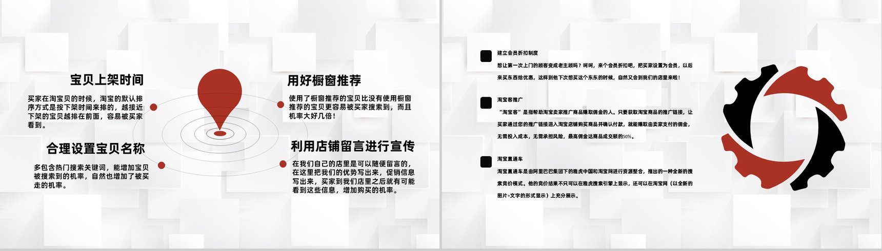 电子商务公司淘宝营销活动促销及店铺推广PPT模板-5