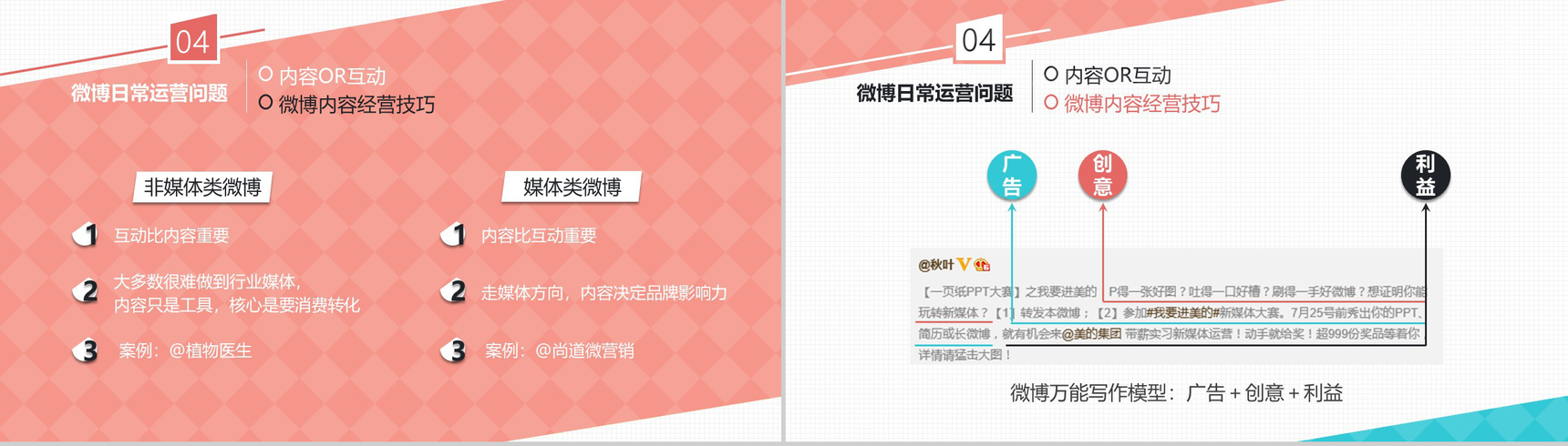 企业微营销实战商务读书笔记PPT模板-4